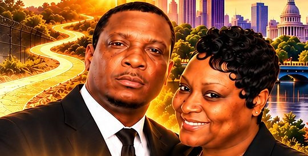 Unchained Grace founders, Dr. Latoya Jones-Mills and Co-Founder Heyward Mills Sr., standing together in Columbia, South Carolina